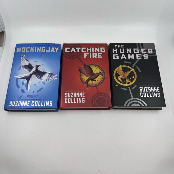 The Hunger Games Trilogy With Box by Suzanne Collins, Scholastic Press, Set of 3 - Picture 9 of 13